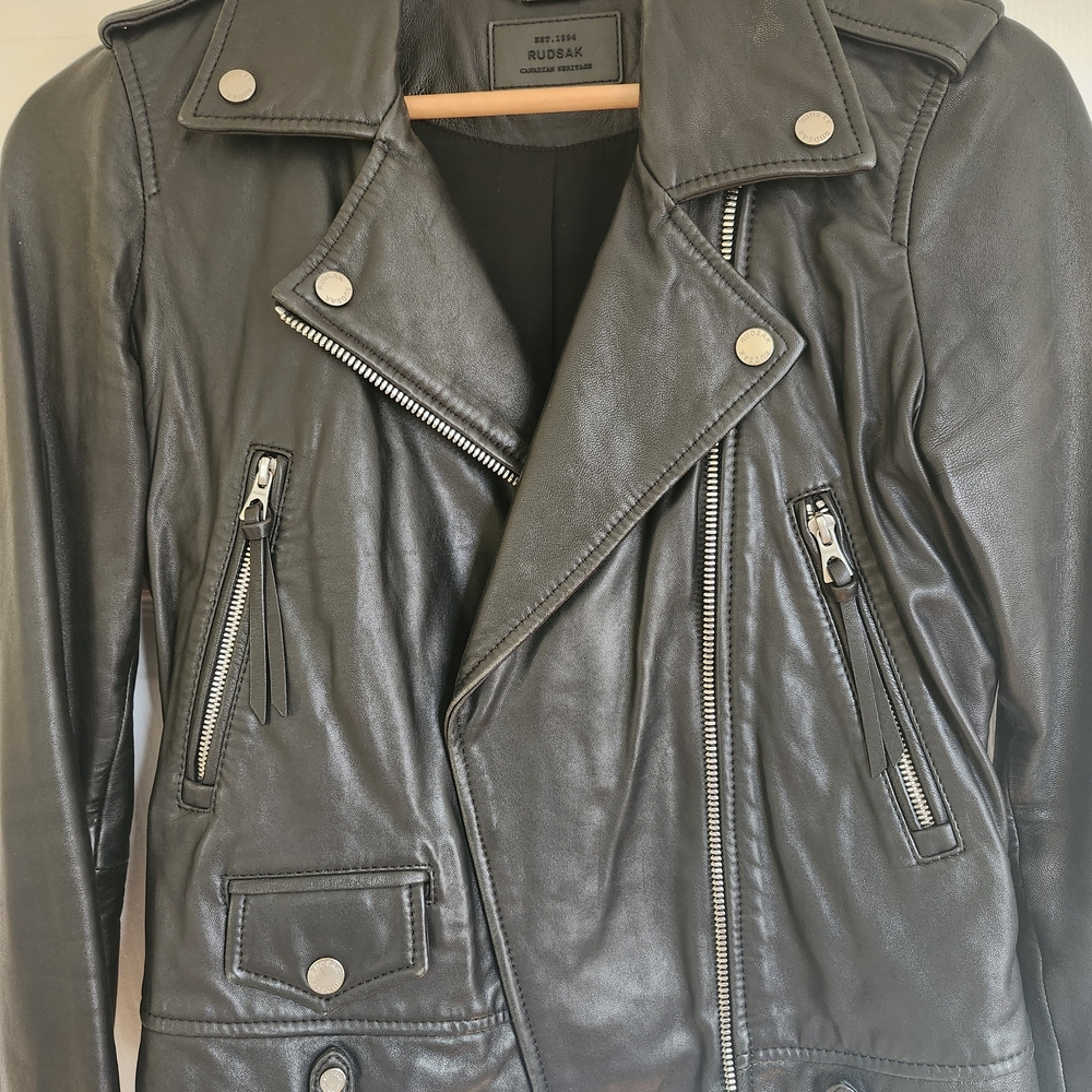 Rudsak Black Leather Jacket